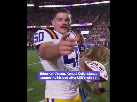 Brian Kelly’s son 🙌
