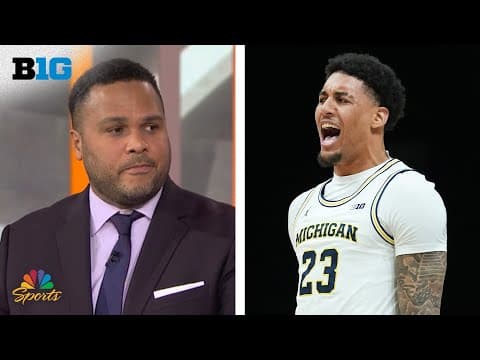 Michigan, Purdue battle for positioning atop Big ten basketball hierarchy | Big Ten on NBC