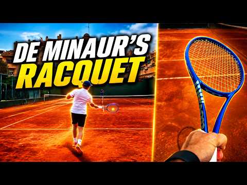 I tried De Minaur's personal racquet and...