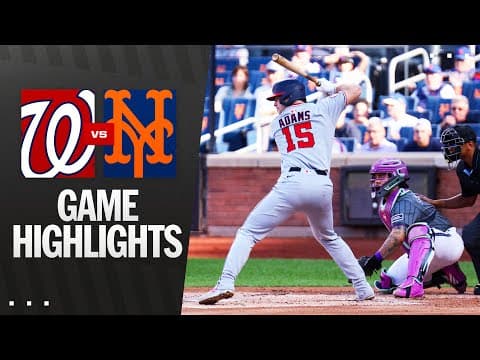 Nationals vs. Mets Game Highlights (9/20/25) | MLB Highlights
