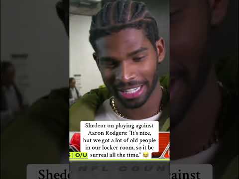 Shedeur is used to the vets 😂