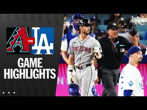 D-backs vs. Dodgers Game Highlights (8/29/25) | MLB Highlights