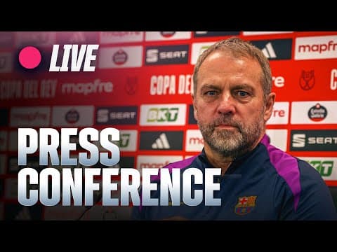 🔴 LIVE | HANSI FLICK PRESS CONFERENCE (ALBACETE vs FC BARCELONA) 🔵🔴