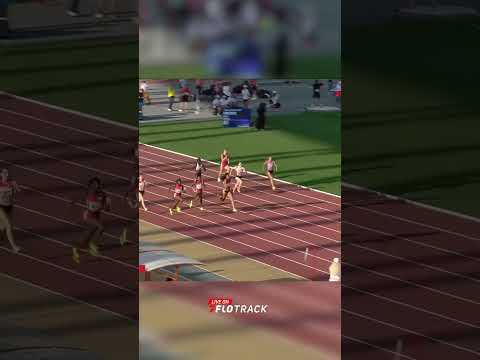 Ashanti Moore runs a PB 22.31 (-0.3) for the 200m win over Favour Ofili at the Hungarian Grand Prix.