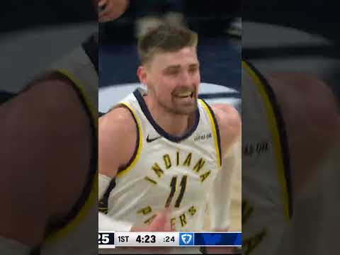 Micah Potter in the First Half (17 PTS, 77.8 FG%, 2 AST) 👀