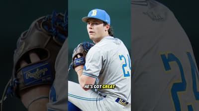 The UCLA righthander jumped into the first round in our latest mock draft 👀 #UCLA #baseball