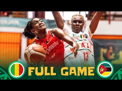 Quarter-Finals | Mali v Mozambique | Full Basketball Game | FIBA Women's AfroBasket 2025