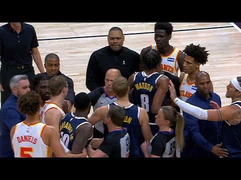 Dyson Daniels Had Words for Aaron Gordon After the Shove 😳