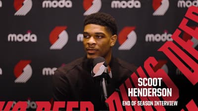 Scoot Henderson | 2025-26 End of Season Interview | Portland Trail Blazers | April 30, 2026