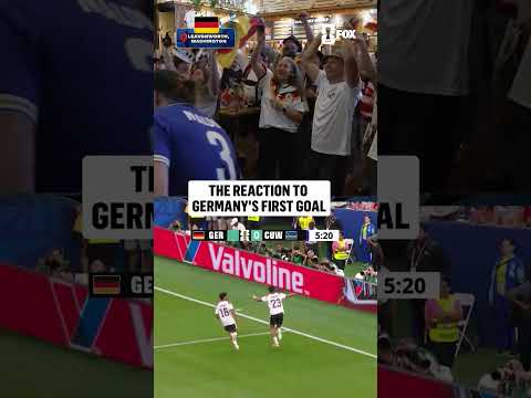 A quick start for Germany and these fans were loving it 🇩🇪