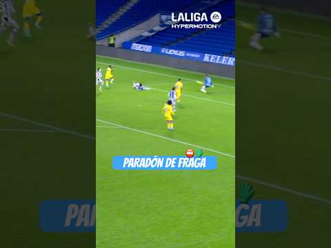 ⛔ ¡Gran parada de Aitor Fraga para evitar el empate! #LaLigaHighlights