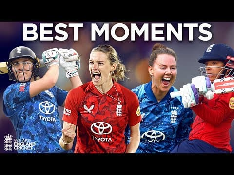 Thrilling Endings, Stunning Bowling Spells & Batting | 🎬 Best of England Women v West Indies & India