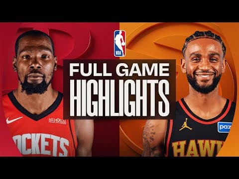 ROCKETS at HAWKS | FULL GAME HIGHLIGHTS | January 29, 2026