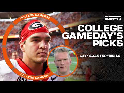 A CFP SHOWDOWN 😤 College GameDay’s Quarterfinals picks 🏈