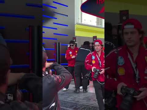 Only in Vegas is there a situation where Charles Leclerc is denied meeting Elvis 😂