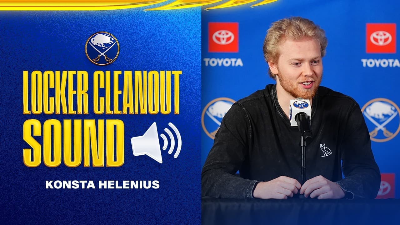 "It Was Fun" | Konsta Helenius Reflects On 2026 Buffalo Sabres Postseason, NHL Playoffs