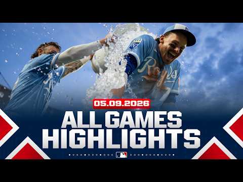 Highlights from ALL GAMES on 5/9 (Brewers' walk-off win, Bobby Witt Jr.'s inside-the-parker, MORE!)