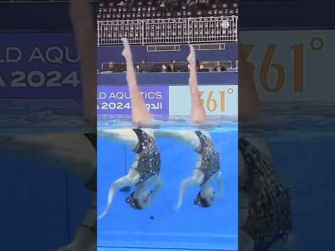 Bronze Medalists Bregje & Noortje De Brouwer #artisticswimming #NoortjeDeBrouwer #BregjeBrouwer