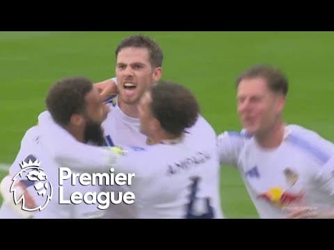 Anton Stach nails SENSATIONAL free kick to give Leeds lead v. Wolves | Premier League | NBC Sports