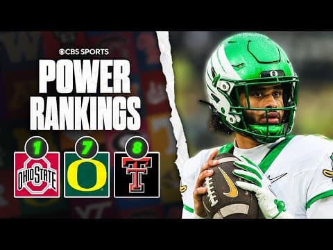 College Football Power Rankings Week 12: Ohio State reclaims No. 1 spot, Should Oregon be higher?