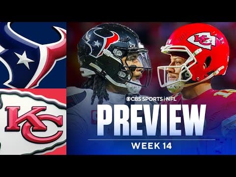 Texans vs Chiefs Sunday Night Football Preview: Predictions and Best Bets | NFL Week 14
