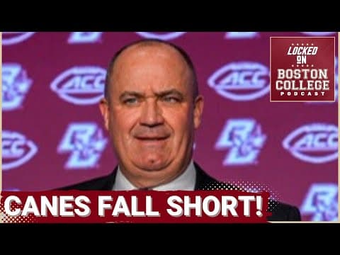 ACC SQUAD - Miami Falls JUST SHORT in National Championship | How this Affects Boston College