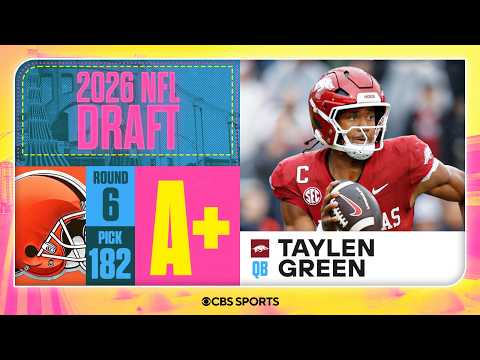 Browns select Taylen Green in Sixth Round, No. 182 overall | 2026 NFL Draft Grades & Reaction