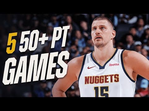 Every Time Jokić Scored 50+ Points! 🍿
