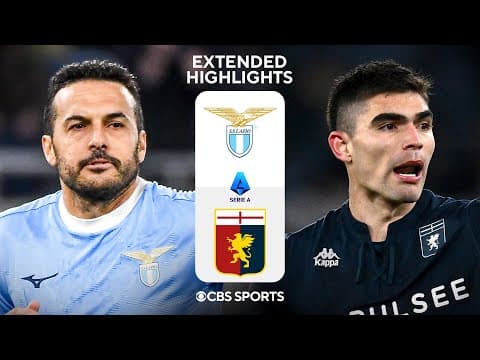 Lazio vs. Genoa: Extended Highlights | Serie A | CBS Sports Golazo
