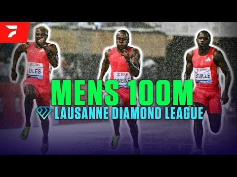 Noah Lyles Faces off With Oblique Seville In Men's 100m at Lausanne Diamond League 2025