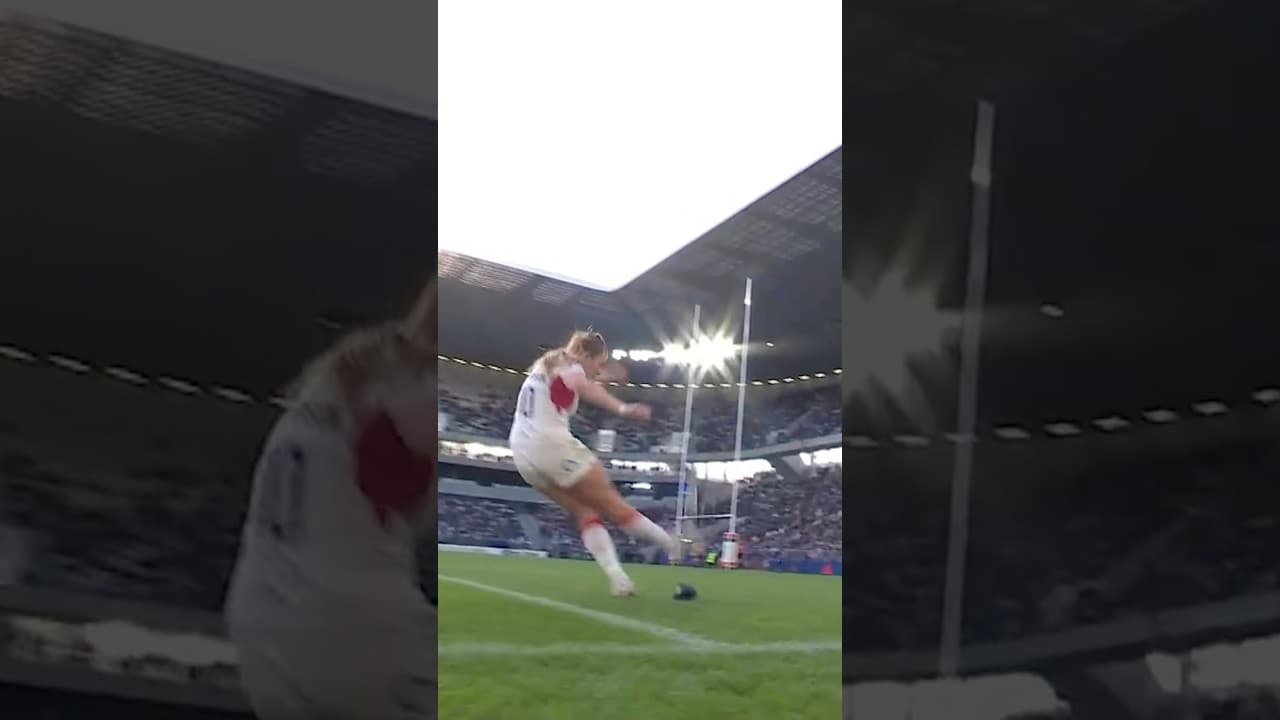 Zoe Harrison is metronomic from the tee 🎯 | #RedRoses #EnglandRugby #Rugby