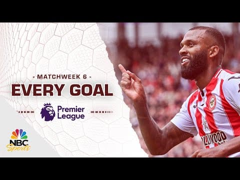 Every Premier League goal from Matchweek 6 (2025-26) | Premier League | NBC Sports