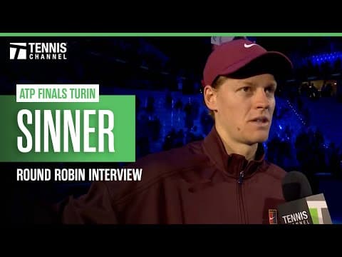 Jannik Sinner Gaining Confidence in Dropshot After Clinching Group | 2025 ATP Finals