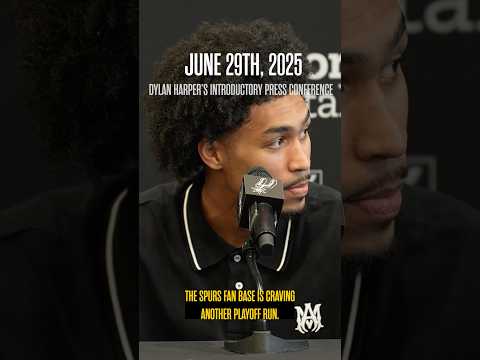 Rook called it from Day 1 🗣️ #nba #spurs #dylanharper #nbaplayoffs