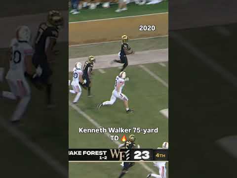 No one was catching him ⚡️#wakeforest #collegefootball #accfootball #football #collegesports #sports