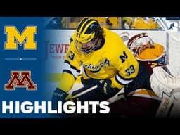 Michigan vs Minnesota | NCAA College Hockey | Highlights - February 27, 2026