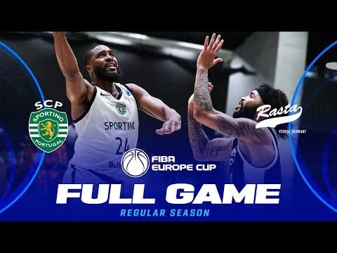 LIVE - Sporting CP v RASTA Vechta | FIBA Europe Cup 2025-26 | Regular Season