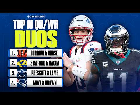 Top 10 QB/WR duos entering 2026 AFTER AJ BROWN TRADE
