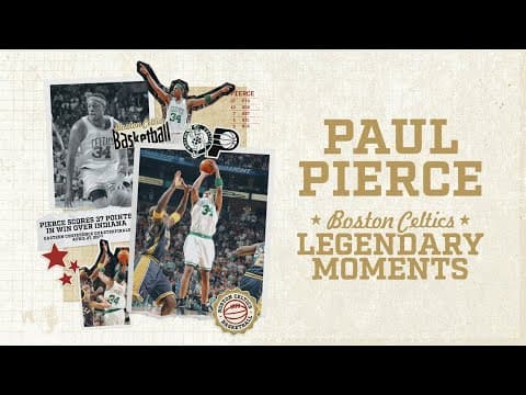 Mike Gorman’s Epic Call: “Pierce Buries It, Right in Harrington’s Face!” | Legendary Moments