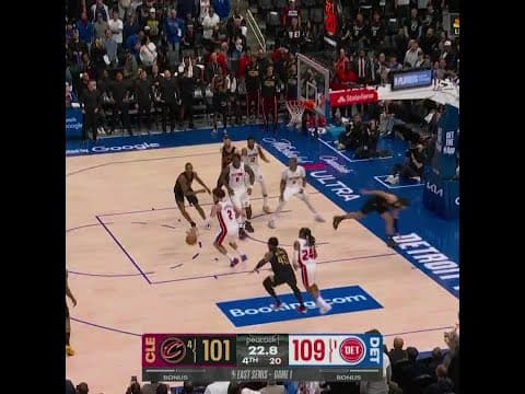 PISTONS TAKE GAME 1 IN THE EASTERN CONFERENCE SEMIFINALS 🚨