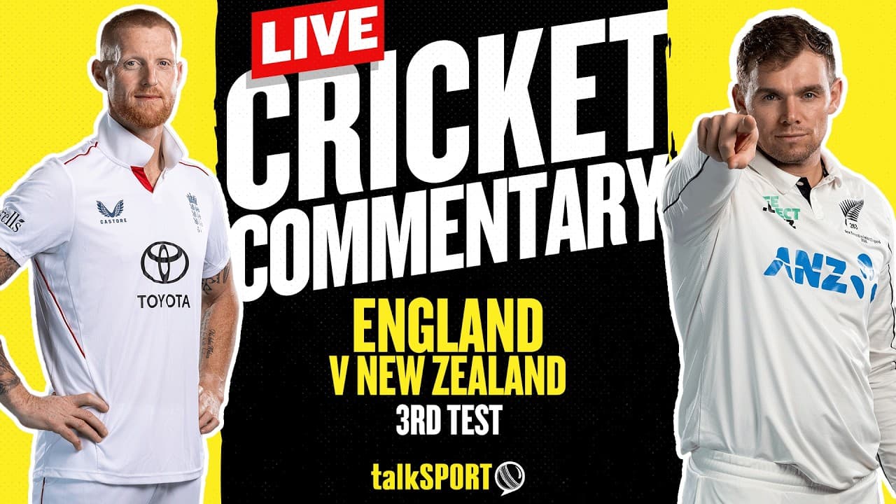 LIVE Test Match Cricket | England v New Zealand - Third Test - Day Two | Trent Bridge