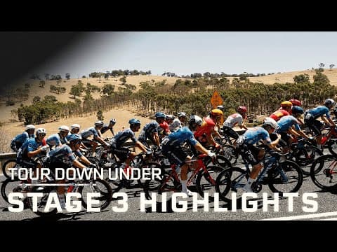Tour Down Under 2026, Men's Stage 3 | EXTENDED HIGHLIGHTS | 1/23/26 | Cycling on NBC Sports