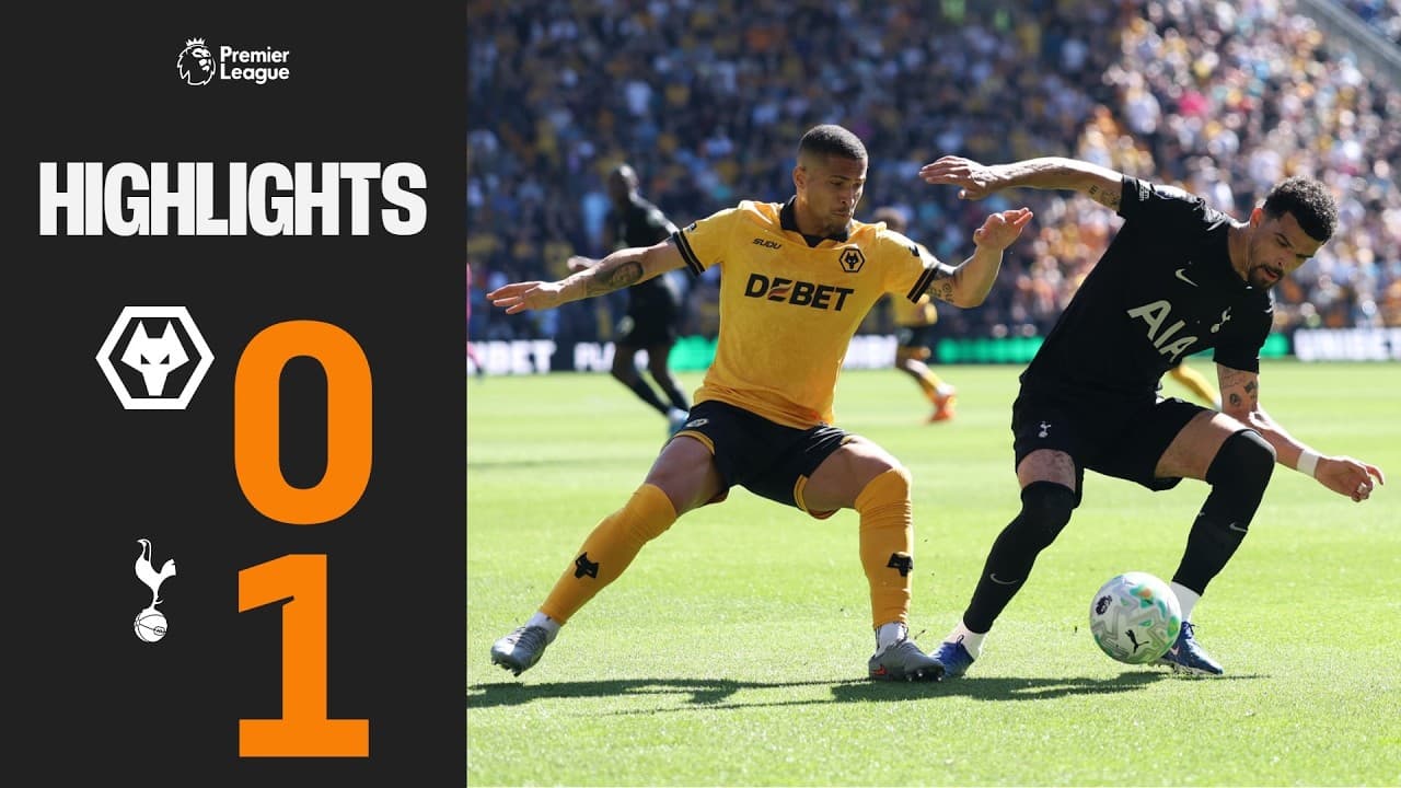 Wolves 1-0 Tottenham Hotspur | Highlights