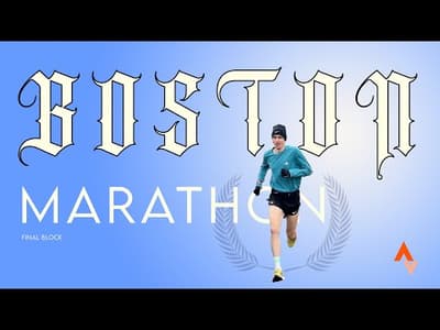 training WEEK for Boston Marathon 2025