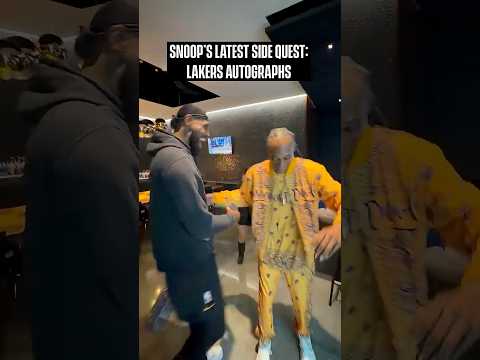 Snoop Dogg: Biiiiiiig Lakers fan