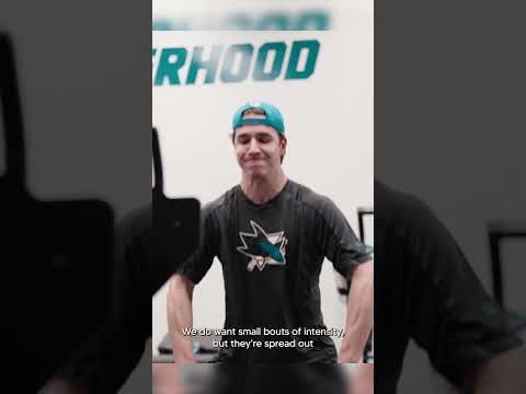 Maintenance 🤝 intensity  #hockey #nhl #sharks