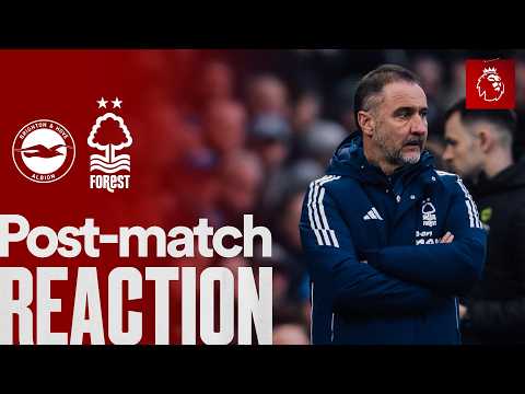 Vítor Pereira’s Reaction 🗣️ | Brighton 2-1 Nottingham Forest | Premier League