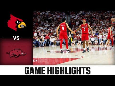Louisville vs. Arkansas Game Highlights | 2025-26 ACC Men's Basketball