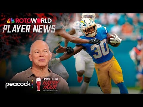 Can Kimani Vidal be counted on with Hampton injured? | Fantasy Football Happy Hour | NFL on NBC