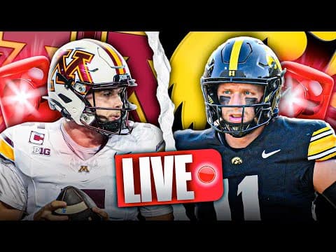 Minnesota vs Iowa LIVE Pregame Show + PICKS & PREDICTIONS for every game